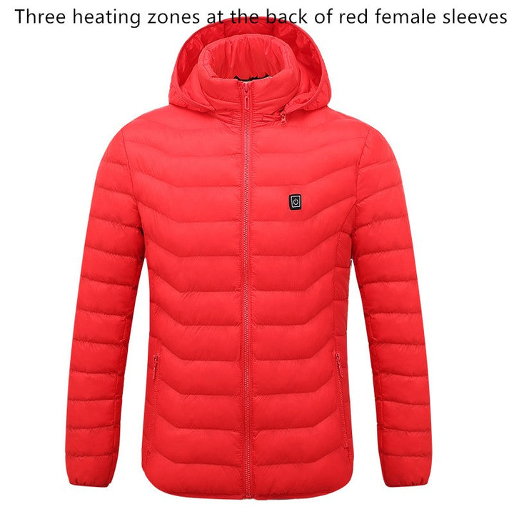 Smart heating cotton jacket USB electric heating jacket - Super Amazing Store