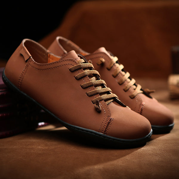 Men's Low-top Non-slip Small Leather Shoes Q2