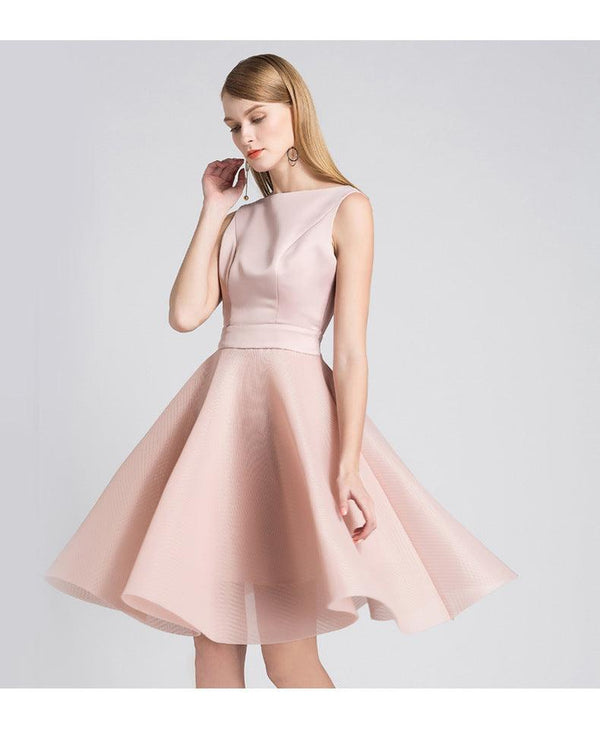 Net Yarn Dress A-line Umbrella Skirt High Waist Skirt Mini Dress - Super Amazing Store