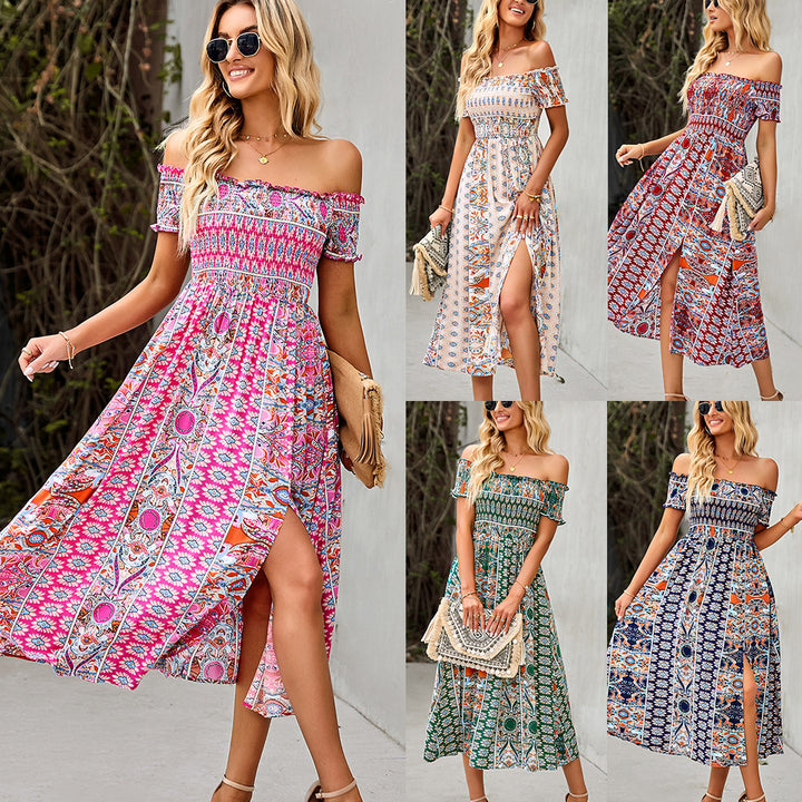 Women's Long A-Line Beach Dress - Super Amazing Store