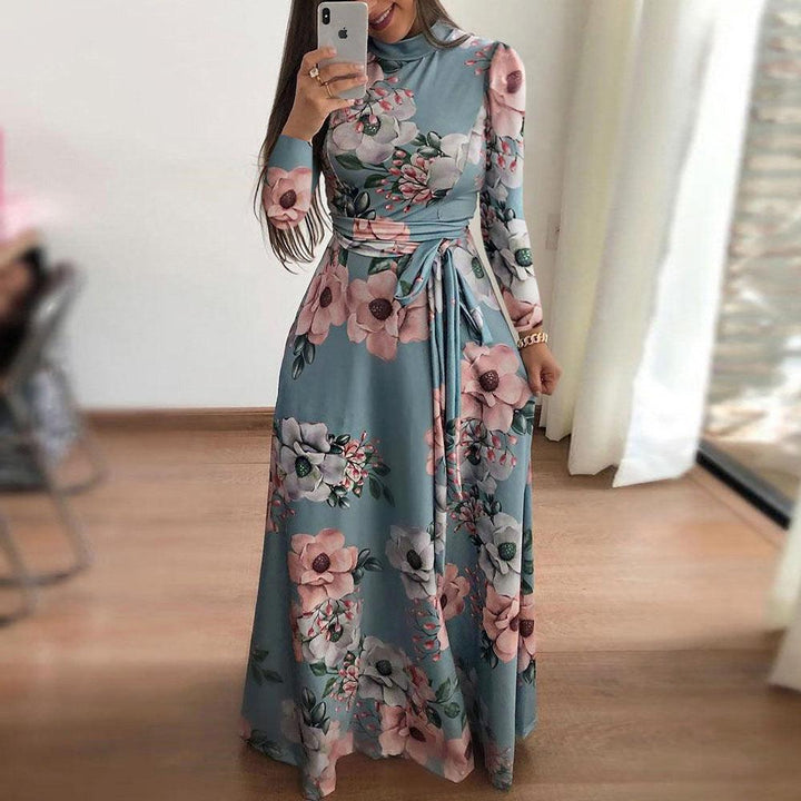 Flower Print Aesthetic Dress for Women - Super Amazing Store