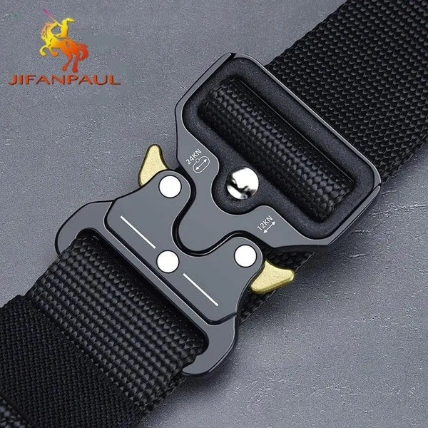 Men's Belt Army Outdoor Hunting Tactical Multi Function Combat Survival - Super Amazing Store