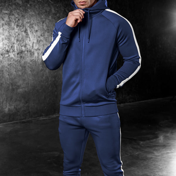 Plus Size Hooded Zip Cardigan Sports Suit - Super Amazing Store