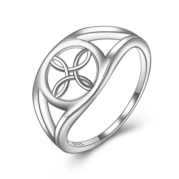 Sterling Sliver Celtic Circle Round Knot Rings - Super Amazing Store