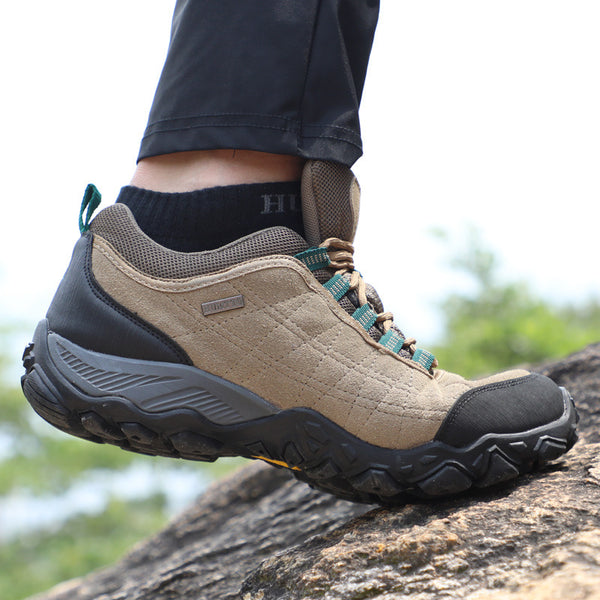 Men's Non-slip Wear-resistant Hiking Shoes Breathable Travel Q2