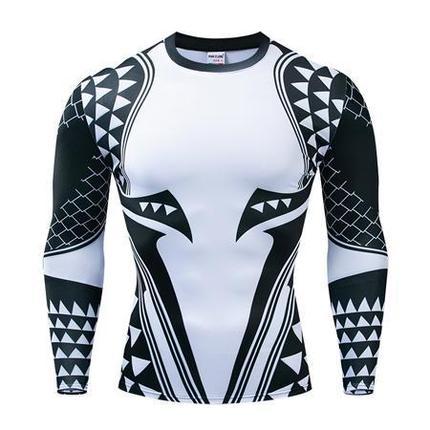 3D Digital Printing Colorful Men's Long Sleeve Round Neck T-shirt Super Amazing Store