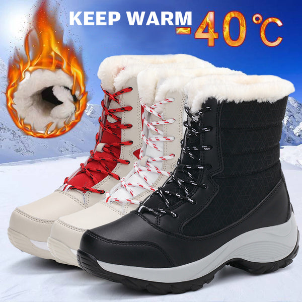 Snow Boots Plush Warm Ankle Boots For Women Winter Shoes - Super Amazing Store