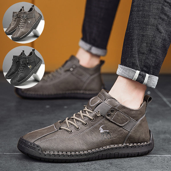 Fashion Men Sneakers Velcro Flats Shoes High Quality - Super Amazing Store