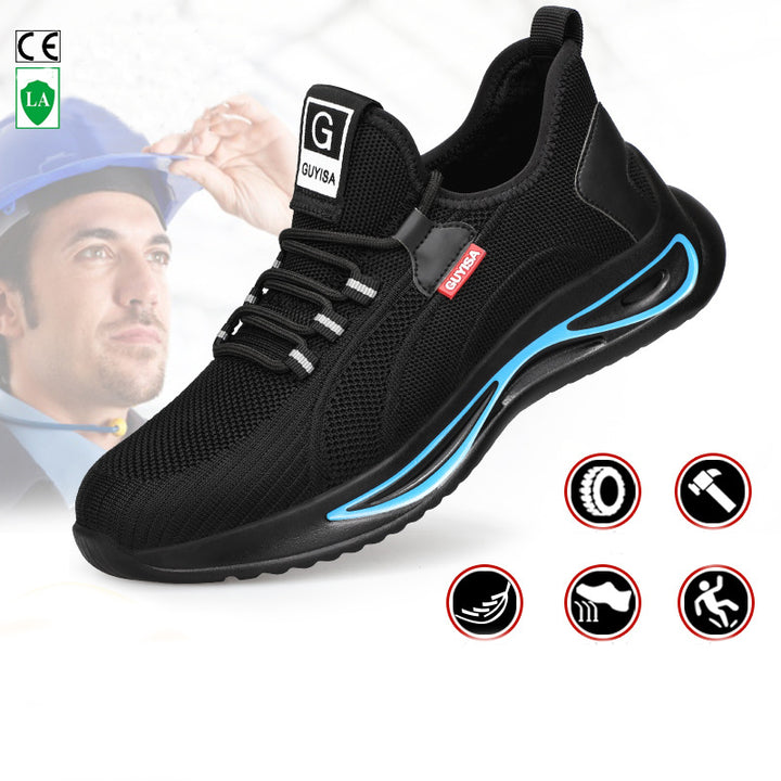 Steel Toe Shoes For Men Work Safety Shoes Nonslip Indestructible Sneakers - Super Amazing Store