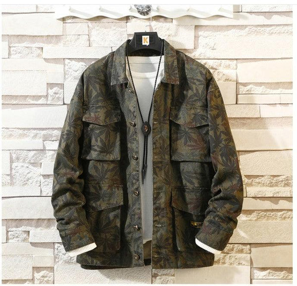 New Mens Camouflage Denim Jacket Coat Man Coats Jaqueta Masculino Jeans Jacket & Coats Fashion Design Autumn Brand Clothing - Super Amazing Store