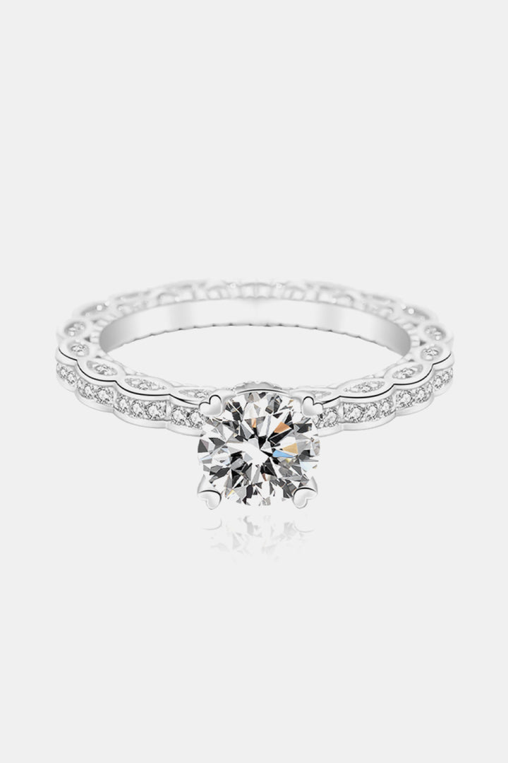 1 Carat Moissanite 925 Sterling Silver Ring - Super Amazing Store