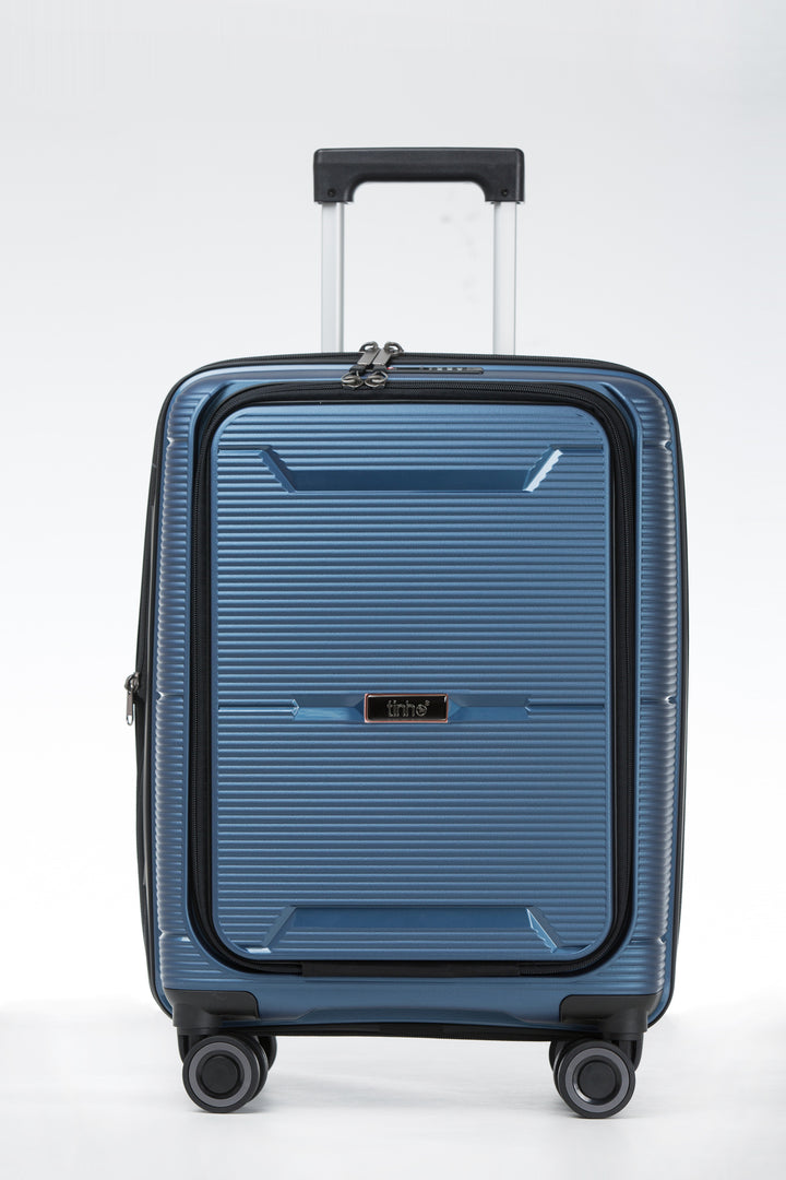 Universal wheel Luggage Hard side suitcase with front pocket 20 inch luggage - Super Amazing Store