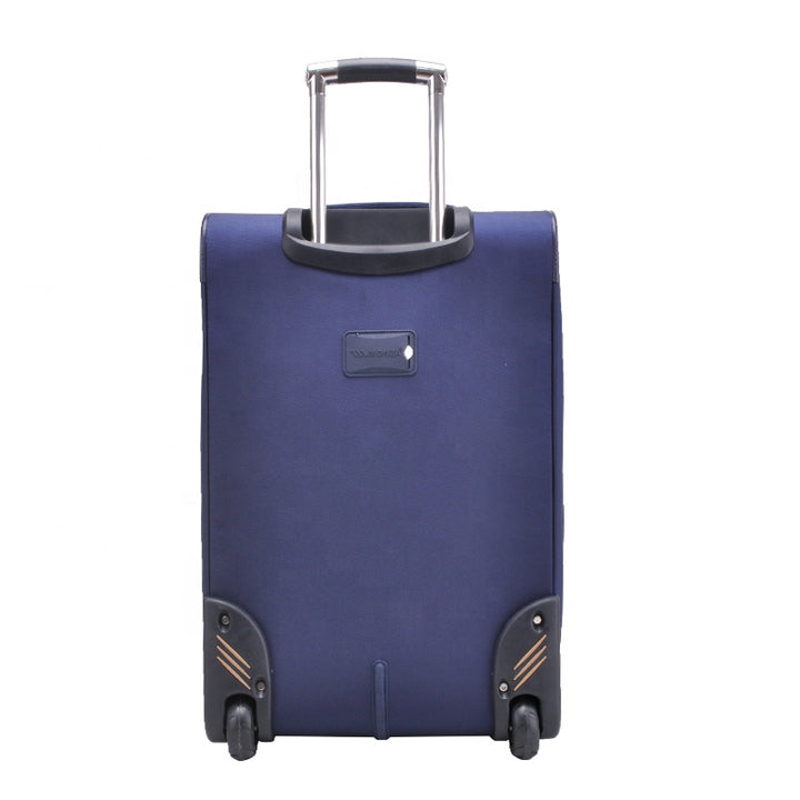 High-quality classic design fashionable soft trolley suitcase 3 pcs vintage luggage set travel bags - Super Amazing Store