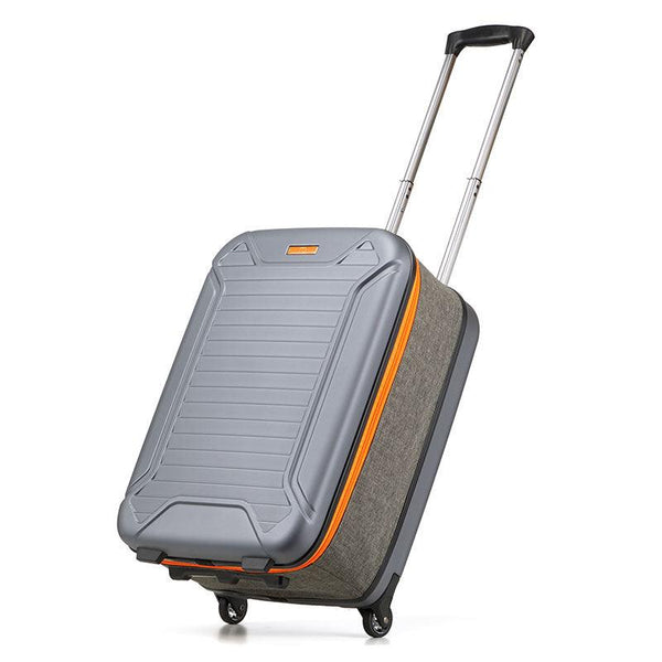 PC Luggage Case For Travel Business Luggage Case With Polyester Lightweight Foldable Trolley Suitcase - Super Amazing Store