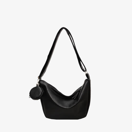 PU Leather Crossbody Bag with Small Purse Trendsi