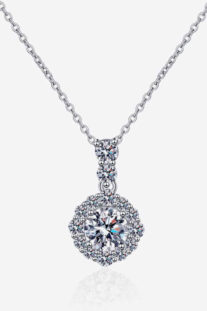 1 Carat Moissanite 925 Sterling Silver Necklace - Super Amazing Store