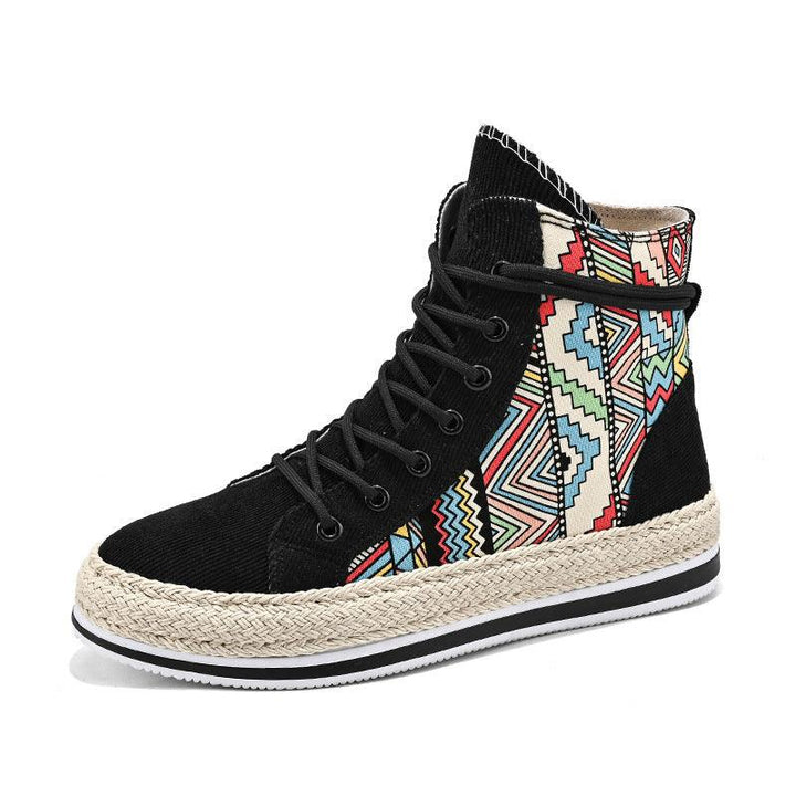 High-top Canvas Casual Board Shoes - Super Amazing Store