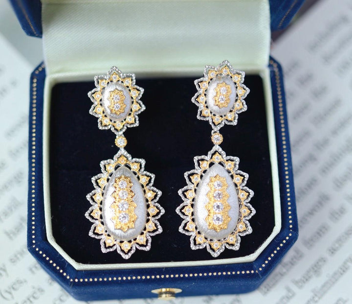 Luxury 925 Silver Hollow Earrings Ornaments - Super Amazing Store