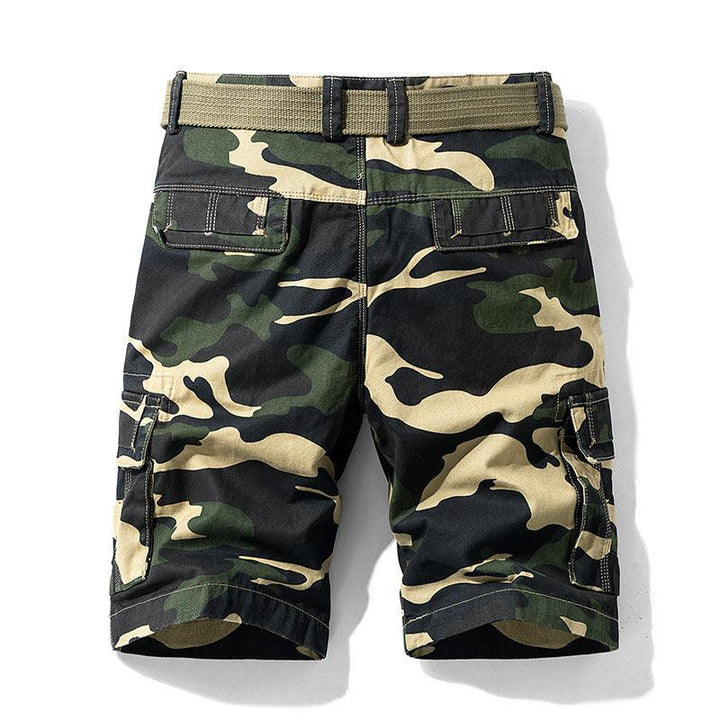 Camouflage Overalls Five-Point Pants Loose Breathable Casual Shorts Men - Super Amazing Store