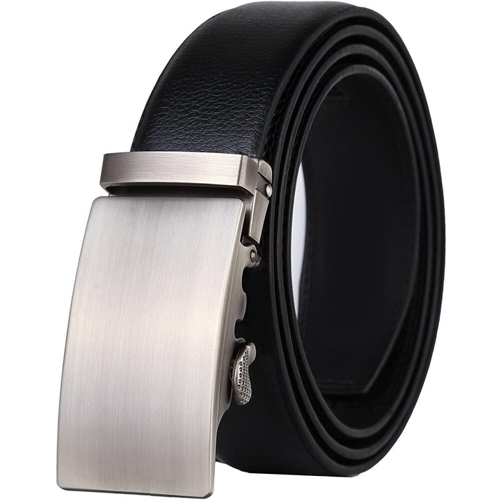 Microfiber Leather Mens Ratchet Belt, Belts For Men Adjustable Automatic Buckle - Super Amazing Store