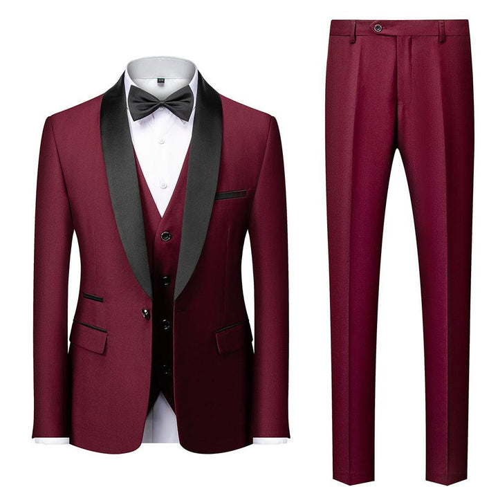 Business Casual Suits Men's Wedding Groom Dresses Pavilion Slim Fit - Super Amazing Store