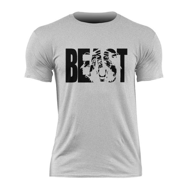 Fitness Sports Combed Cotton Plus Size Summer T-shirt - Super Amazing Store