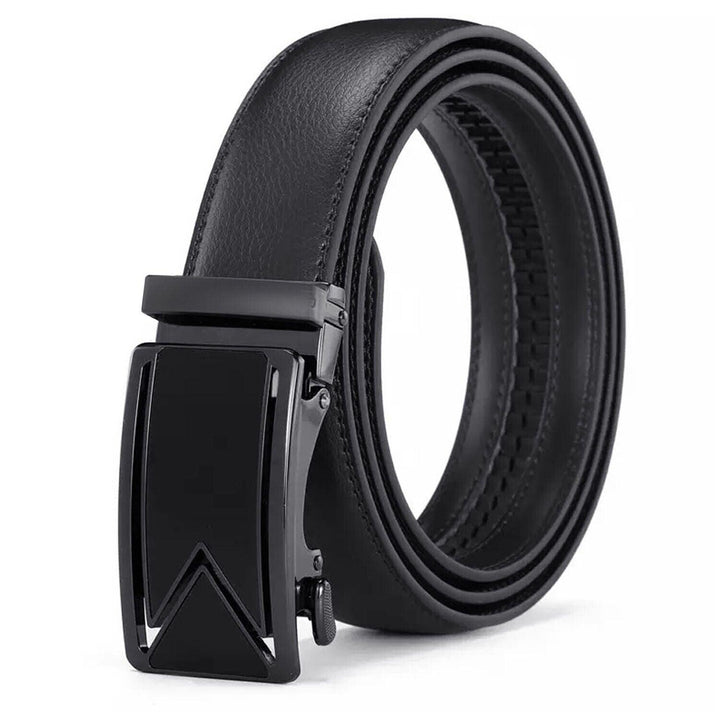 Microfiber Leather Mens Ratchet Belt Belts For Men Adjustable Automatic Buckle - Super Amazing Store