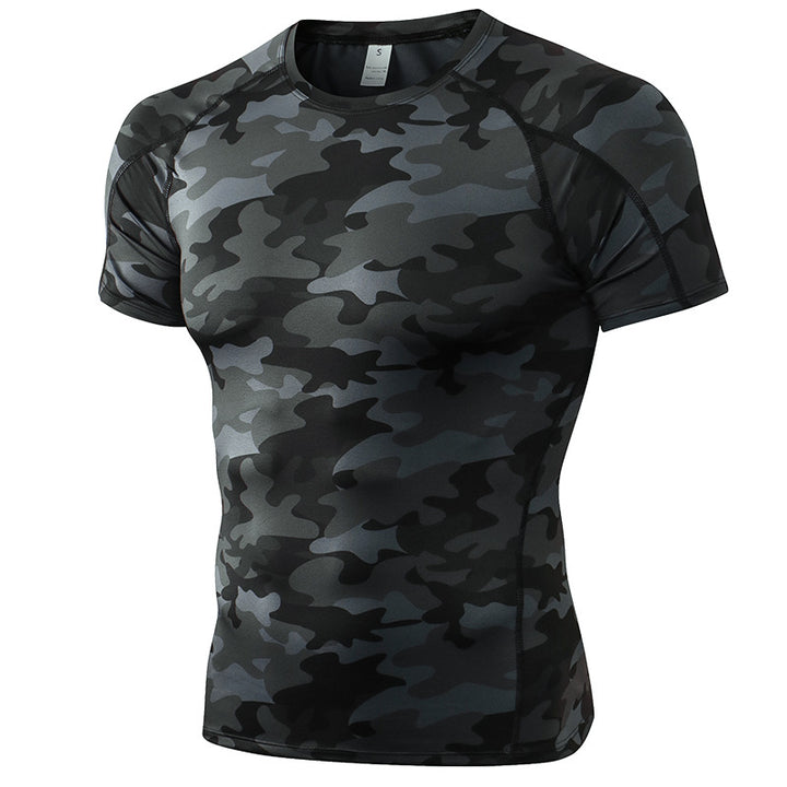 Men's PRO Tight Short Sleeve Fitness Exercise Super Amazing Store