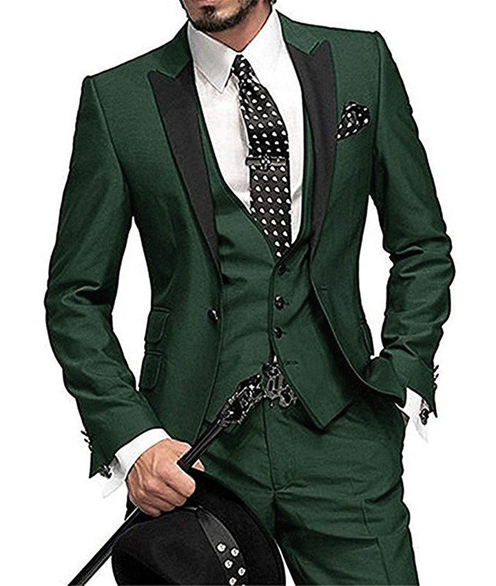 Men's Three-piece Suit Bridegroom Best Man Wedding Suit Men - Super Amazing Store