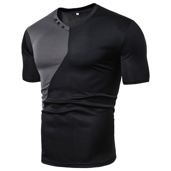 Men's Short Sleeve Tees Shirt Men Casual T Shirts Q2