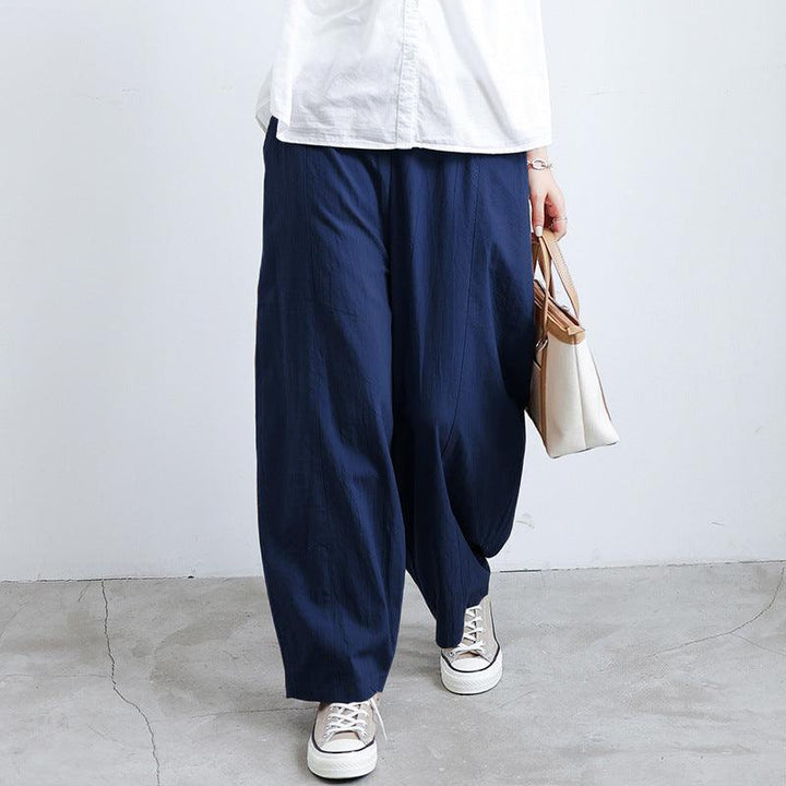 Summer Cotton And Linen Lantern Loose Trousers - Super Amazing Store