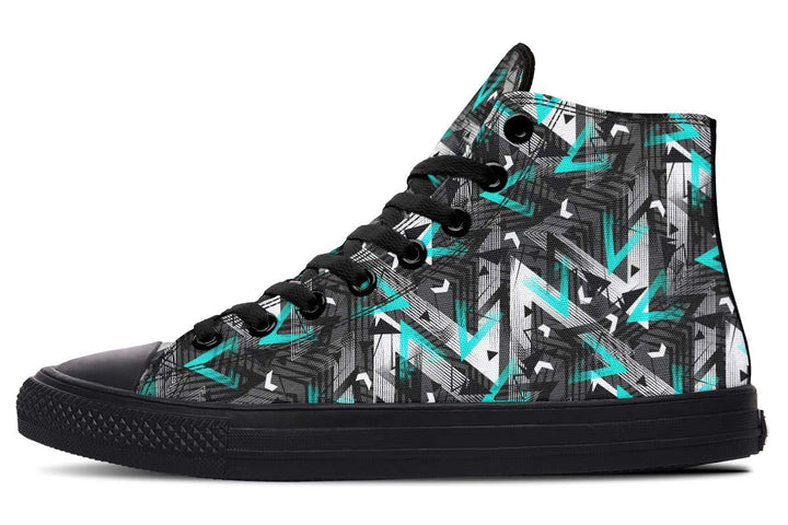 Printed Couple High-top Canvas Shoes - Super Amazing Store