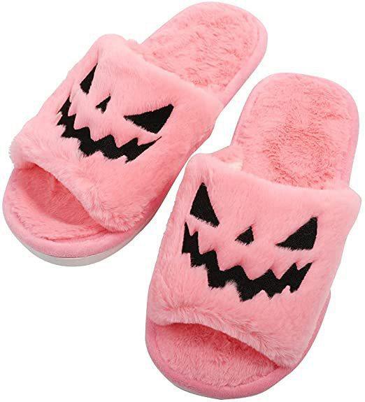 Halloween Shoes Winter Cute Warm Home Slippers Women - Super Amazing Store