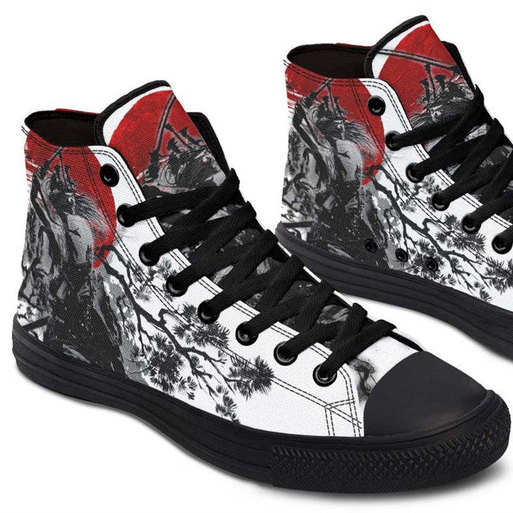 Printed Couple High-top Canvas Shoes - Super Amazing Store