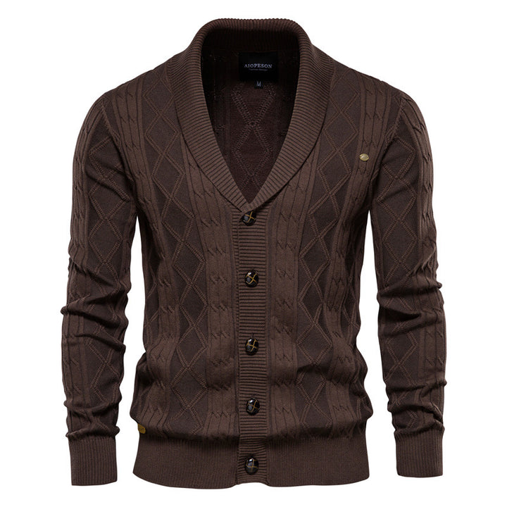 Men's Cardigan Sweater Padded Sweater Trend - Super Amazing Store