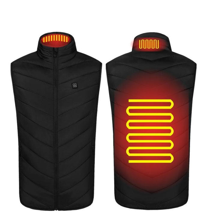 Heated Vest Washable Usb Charging Electric Winter Clothes - No Power Bank included-Super Amazing Store