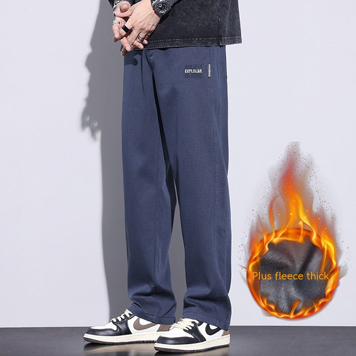 Autumn New Trendy Loose Wide-leg Pants For Men Q2