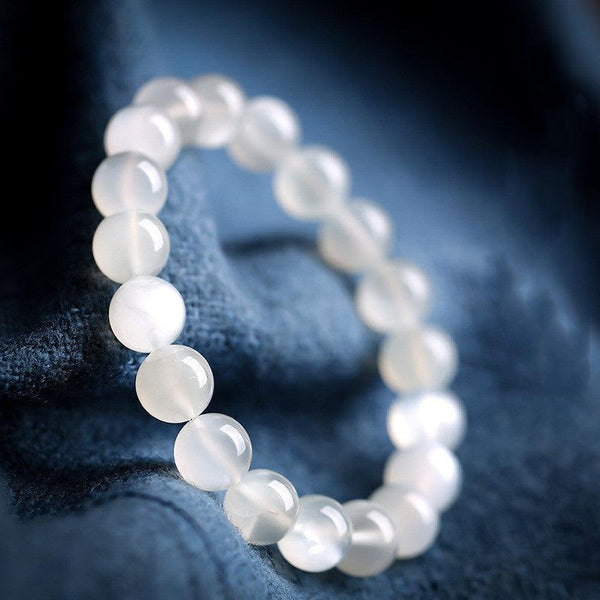 Natural Moonstone Bracelet Women's White Crystal - Super Amazing Store