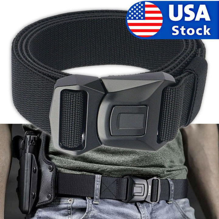 Quick Button Release Buckle Military Belt Strap Tactical Waistband Belts For MEN - Super Amazing Store