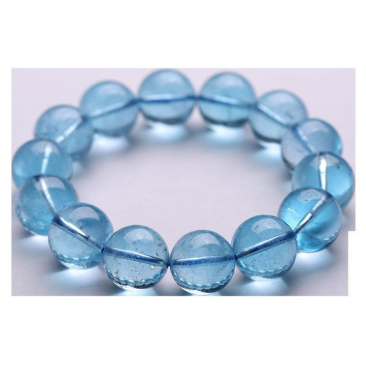 Women's Natural Ice Aquamarine Bracelet Crystal Bracelet - Super Amazing Store