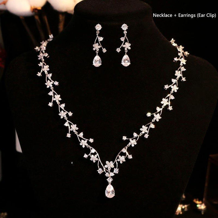 Earrings Bridal Knot Wedding Accessories Banquet Dress Jewelry - Super Amazing Store