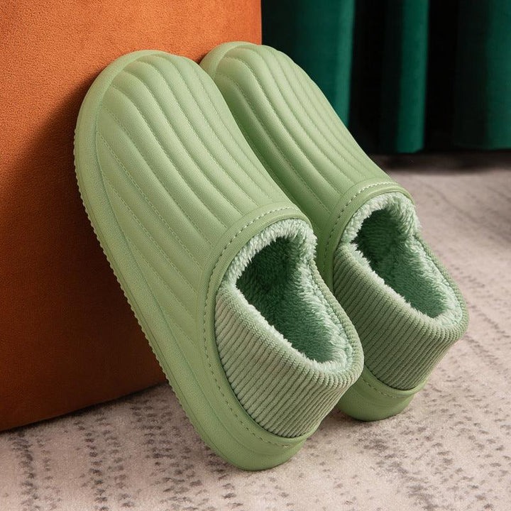 Waterproof Slippers EVA Plush Slippers Women - Super Amazing Store