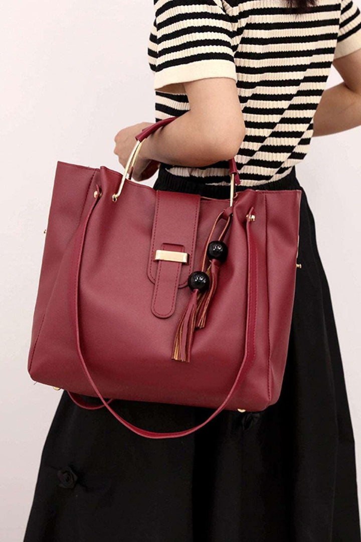 2-Piece PU Leather Bag Set - Super Amazing Store