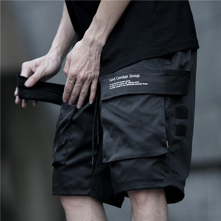 Three-dimensional multi-pocket tooling shorts men - Super Amazing Store