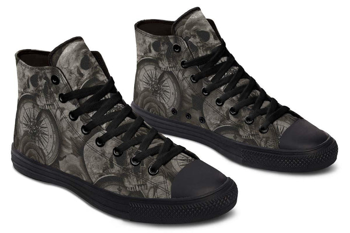 Printed Couple High-top Canvas Shoes - Super Amazing Store