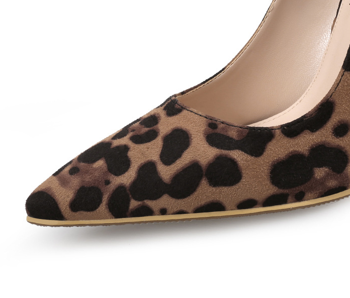 Pointed Leopard Design Heels - Super Amazing Store