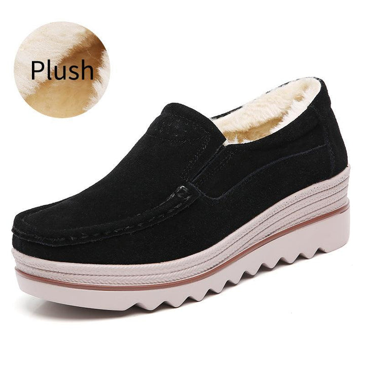 Fashion platform rocking shoes women's single shoes mom shoes casual women's shoes - Super Amazing Store