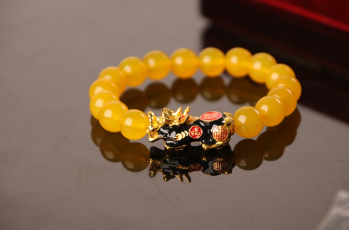 3D Gold Plated PiXiu Bracelet Q2