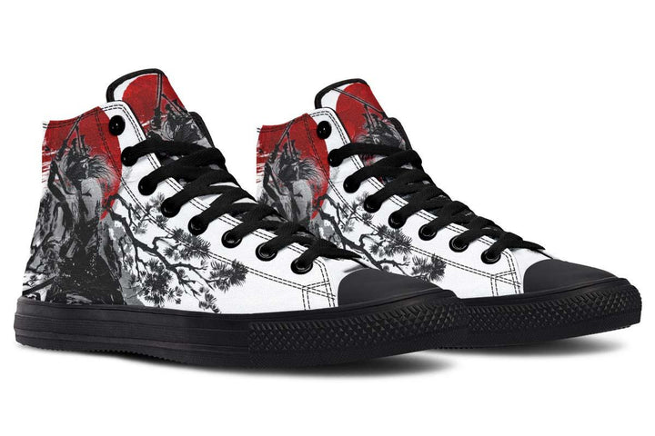 Printed Couple High-top Canvas Shoes - Super Amazing Store