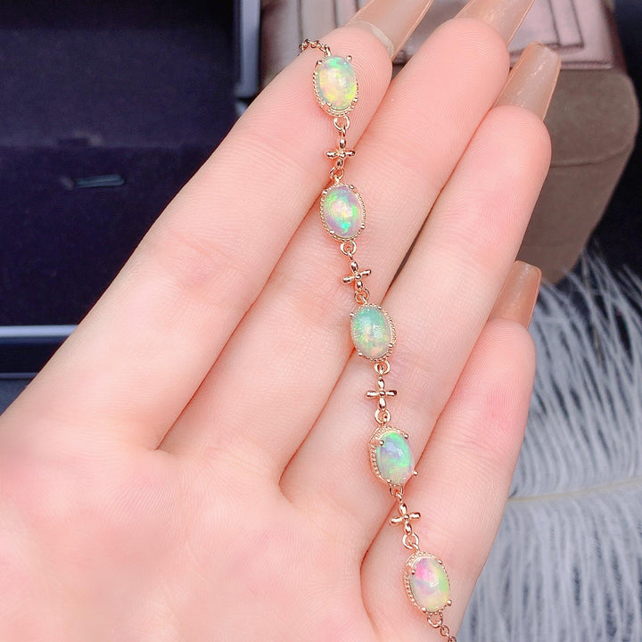 Women's Simple Personality Natural Opal Bracelet - Super Amazing Store